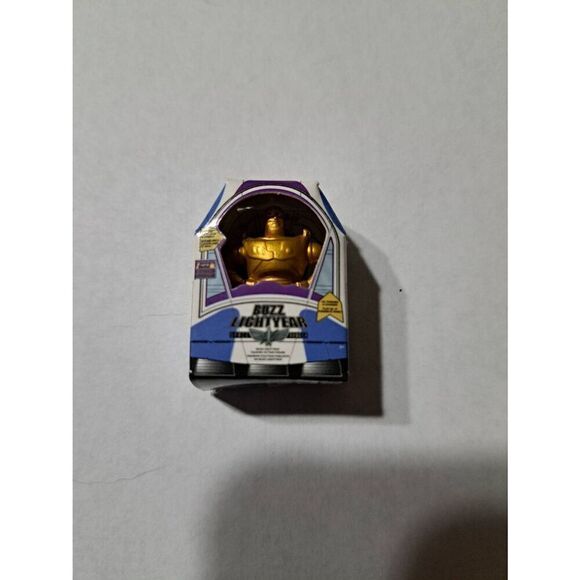 RARE Zuru Mini Brand Miniature Goldtone Buzz Lightyear Toy Story Collectible Toy - Picture 1 of 3